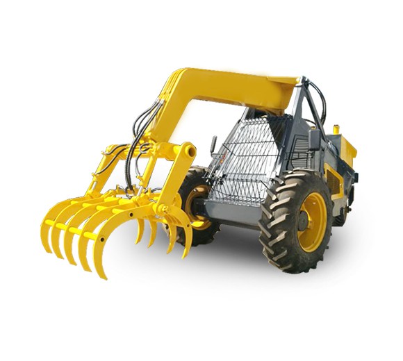 Three-wheels sugarcane loader